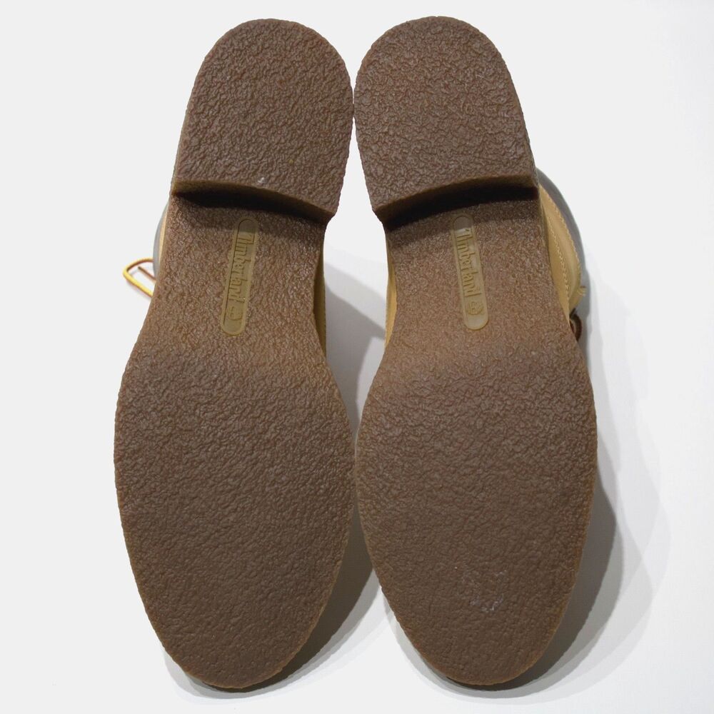 Timberland Brinda Lace-Up Heel Boot Wheat Nubuck Leather Women Size 9 Worn Once! - Picture 7 of 7